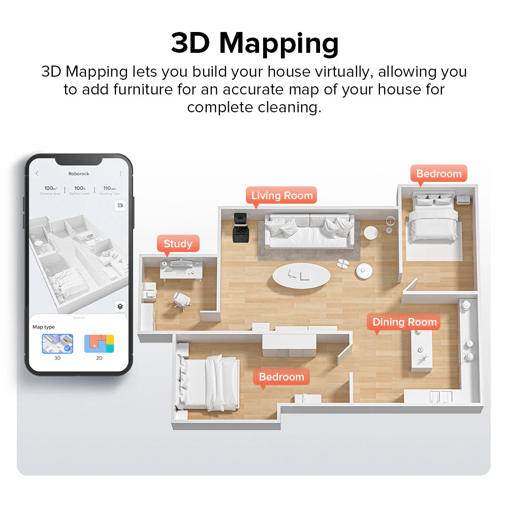 Roborock Q8 Max+ Robot Vacuum and Mop with Auto-Empty Dock - Image 25