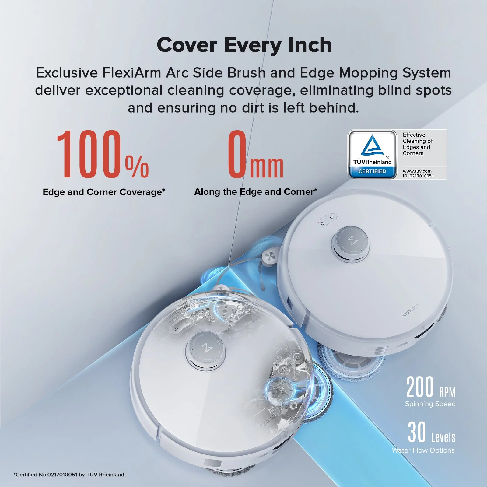 Roborock Qrevo Curv Robot Vacuum with Multifunctional Dock 3.0 - Image 4