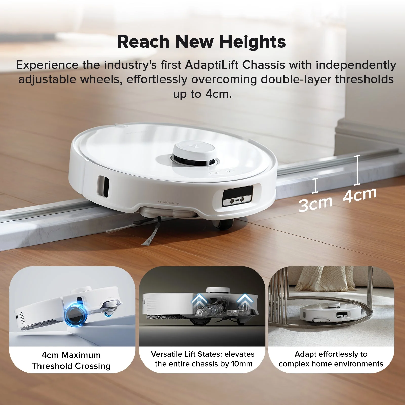 Roborock Qrevo Curv Robot Vacuum with Multifunctional Dock 3.0 - Image 5